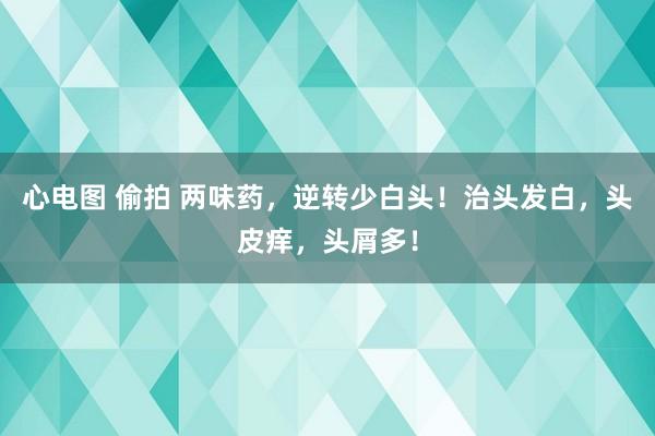 心电图 偷拍 两味药，逆转少白头！治头发白，头皮痒，头屑多！